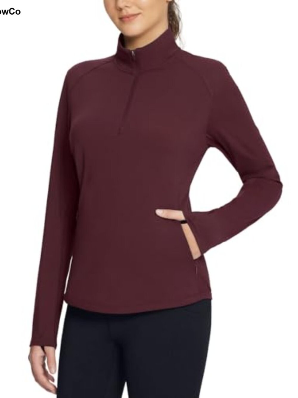 Fleece Pullover Half Zip Thermal Water Resistant Golf Running Jacket
